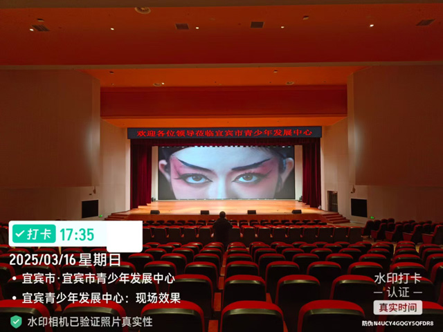 宜宾青少年发展中心剧场舞台音视频工程